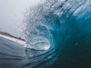 Bølge i havet, surf